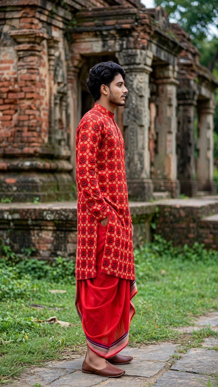 পূজা আড়ং কটন পাঞ্জাবি ২